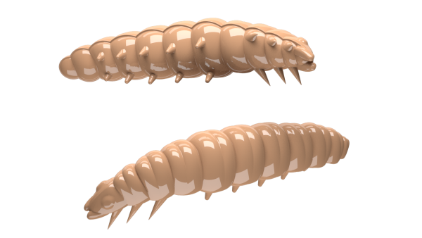 LIBRA LURES LARVA 35 mm Cheese, 12 Stück, 035, Pellets